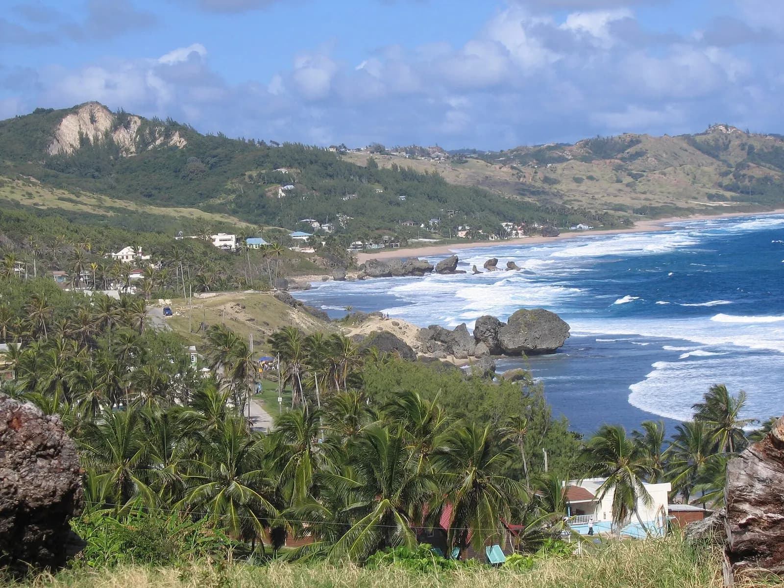 The Atlantic coast at Bathsheba, Barbados