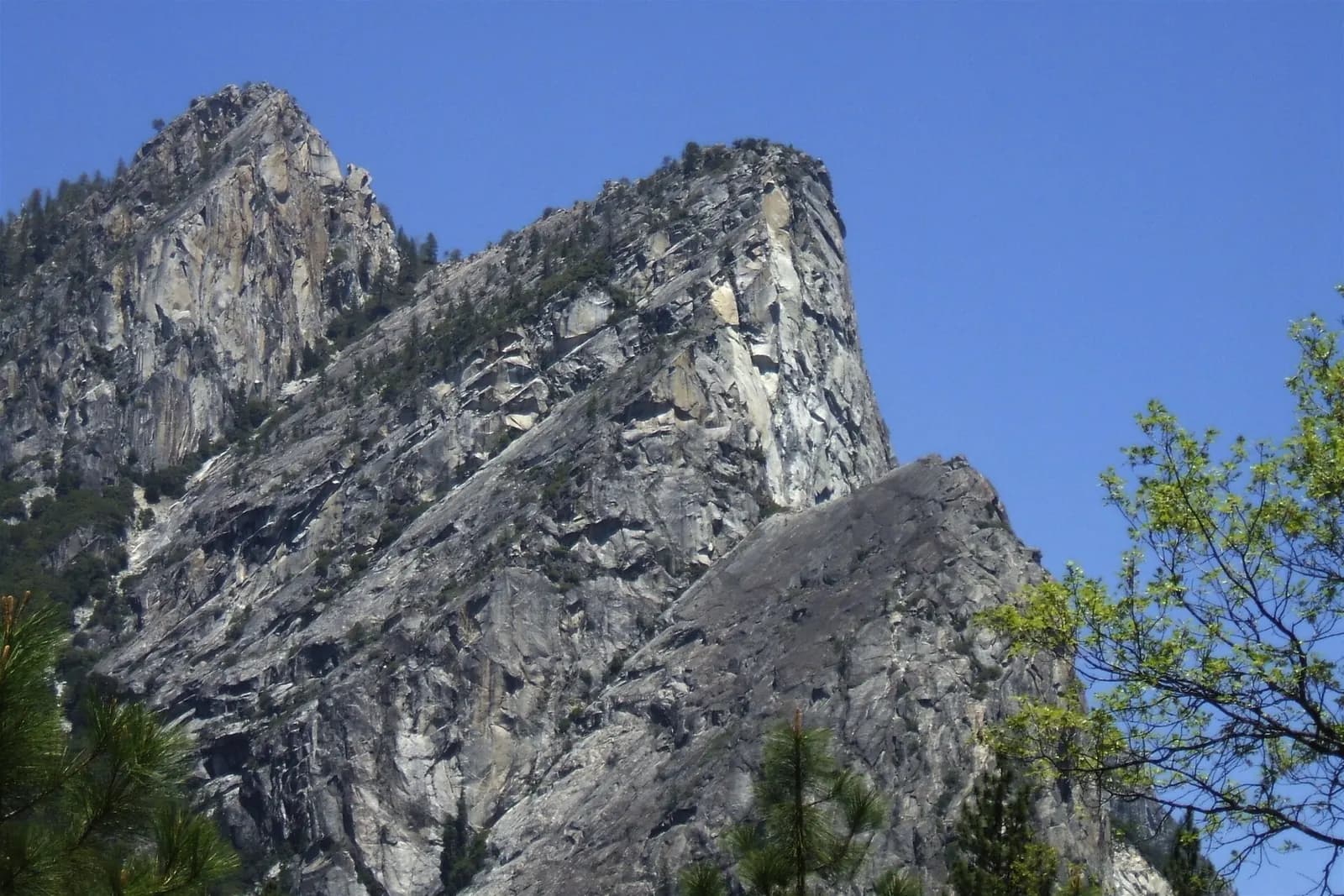 Three Brothers above Yosemite Valley