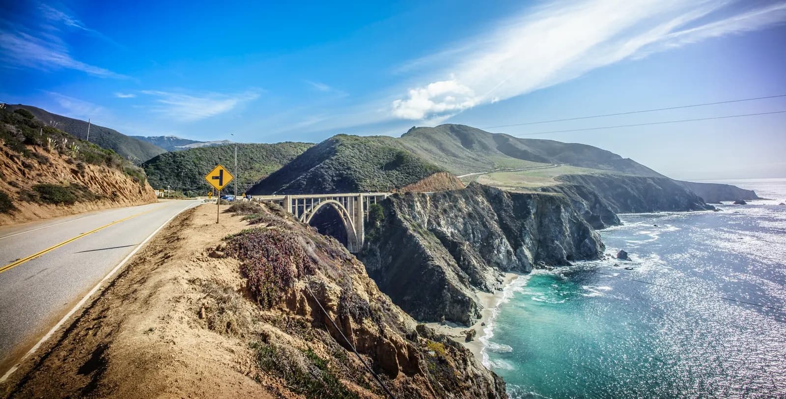 Photo: Giuseppe Milo from Dublin, Ireland, CC BY 2.0 The Big Sur coast, California