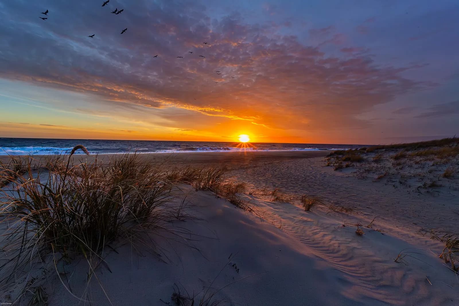 Sunset at Cape Henlopen, Delaware